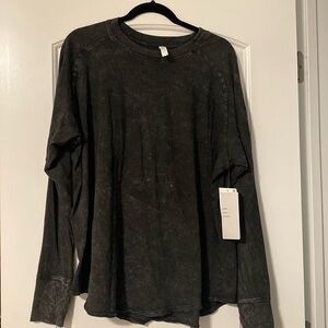 Distressed new long sleeve shirt